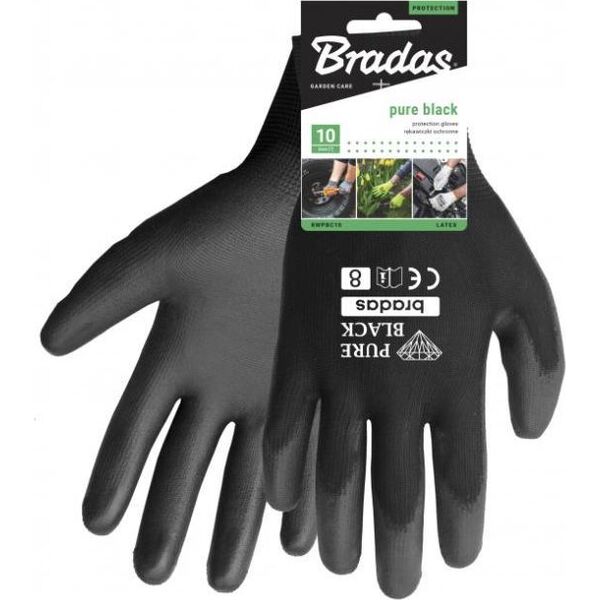 Bradas Rękawice robocze PURE BLACK 9" RWPBC9 6343095 5907544416685