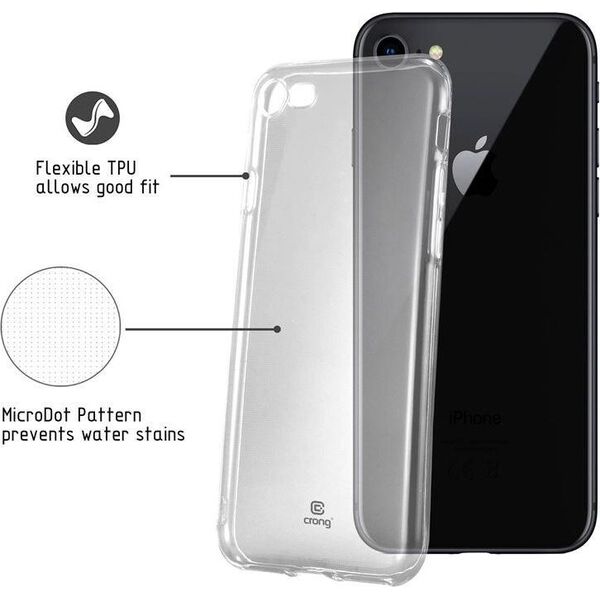 Crong Crong Crystal Slim Cover etui iPhone 8 / 7 (przezroczysty) 6372022 5907731980715