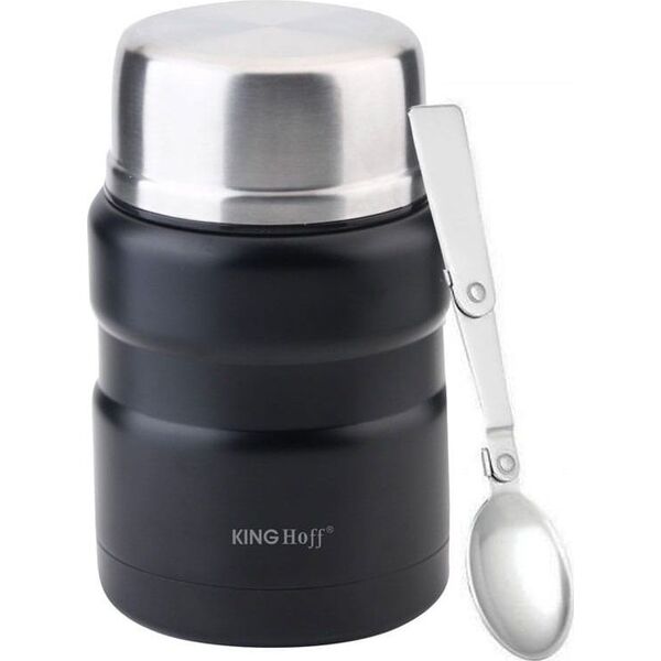 KingHoff Termos obiadowy KH-1459 0.5 l Czarny 6374943 5908287214590