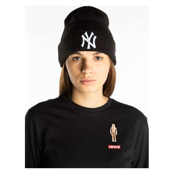 New Era MLB ESSENTIAL CUFF 728 BLACK - - uniseks - czarny 6403045 193650537856