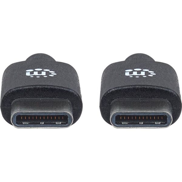 Kabel USB Manhattan USB-C - USB-C 1 m Czarny (353342) 6405607 766623353342