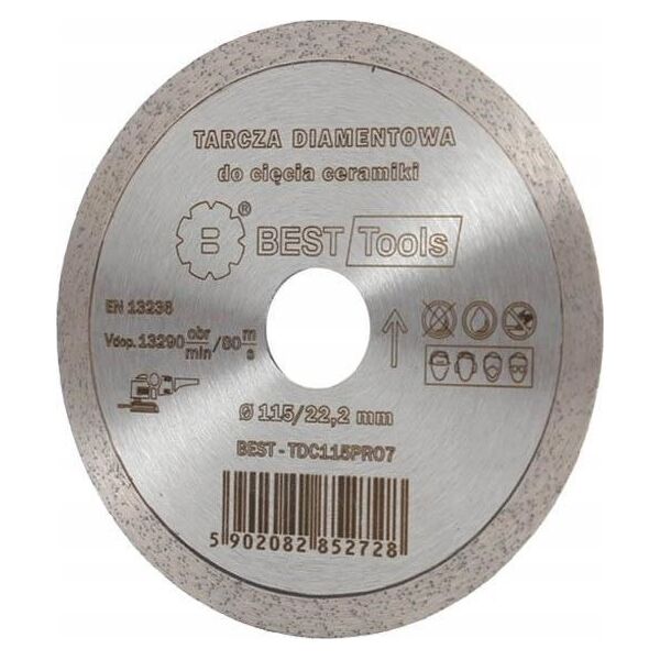 Best-Tools TARCZA DIAMENTOWA 250x32/25,4mm CIĄGŁA STANDARD PUMA BEST - TDC250PRO7 6411225 5902082852773