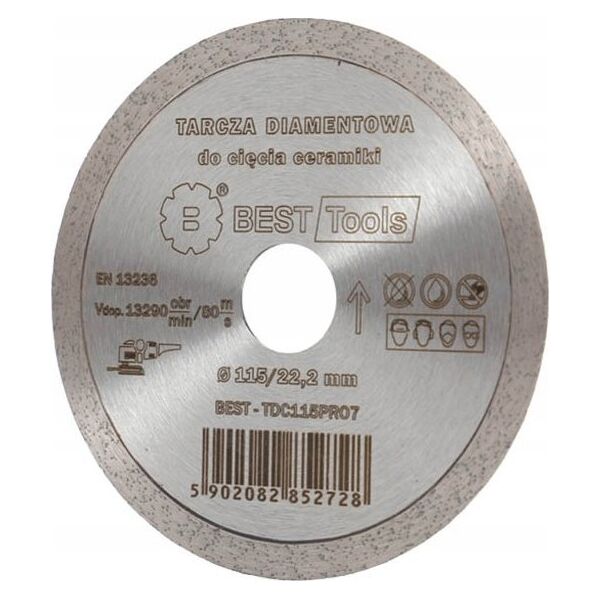 Best-Tools TARCZA DIAMENTOWA 230x25,4/22,2mm CIĄGŁA STANDRD PUMA BEST - TDC230PRO7 6411226 5902082852766