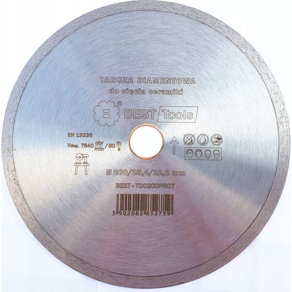 Best-Tools TARCZA DIAMENTOWA 200x25,4/22,2mm CIĄGŁA STANDARD PUMA BEST - TDC200PRO7 6411227 5902082852759