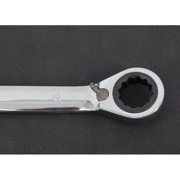 AWTools klucze płasko-oczkowe z grzechotką komplet 6 sztuk 8-19mm (AW39995) 6416004 5903041036166
