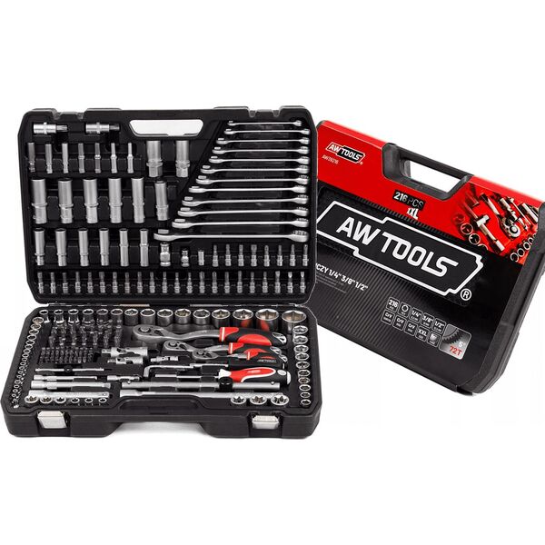 Zestaw narzędzi AWTools 216 el. (AW39216) 6418779 5903041034568