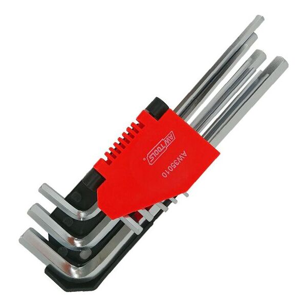 AWTools klucze imbusowe 1,5-10mm, 9 sztuk (AW35010) 6419032 5903041035039