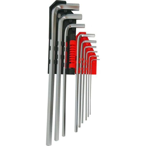 AWTools klucze imbusowe 9 sztuk, długie (AW35011) 6419035 5903041035046