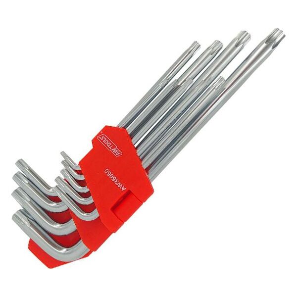 AWTools klucze Torx długie 9 sztuk (AW35050) 6419053 5903041035084