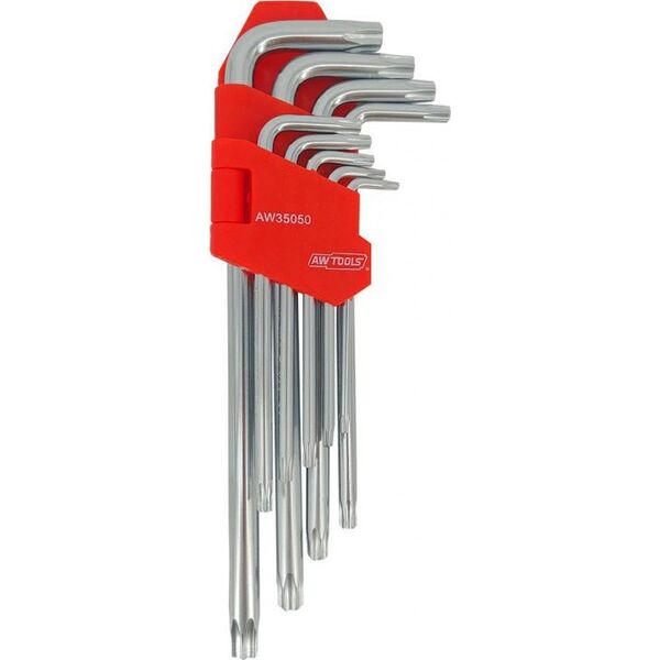AWTools klucze Torx długie 9 sztuk (AW35050) 6419053 5903041035084