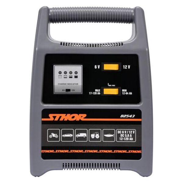 Sthor STHOR PROSTOWNIK 6/12V 8A 120Ah LED T82543 6419953 5906083037801