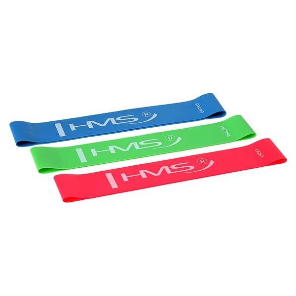 HMS Mini Band Set GU04 Slim różne poziomy oporu w zestawie wielokolorowy 3 szt. 6421697 5907695537772