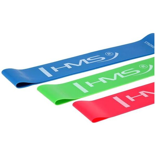 HMS Mini Band Set GU04 Slim różne poziomy oporu w zestawie wielokolorowy 3 szt. 6421697 5907695537772