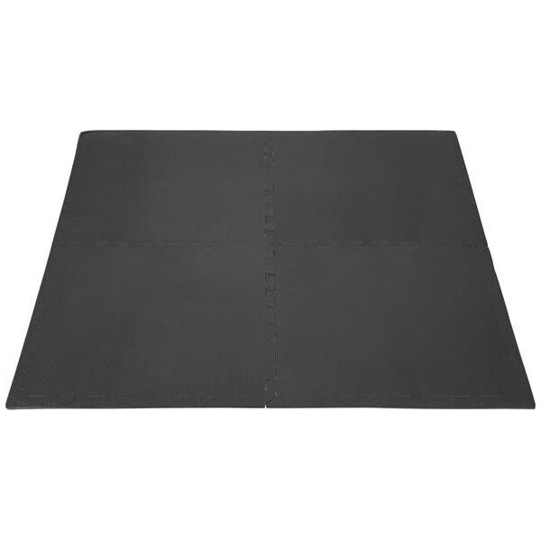 One Fitness Mata ochronna MP10 122 cm x 122 cm x 1 cm czarna 6433336 5907695590753