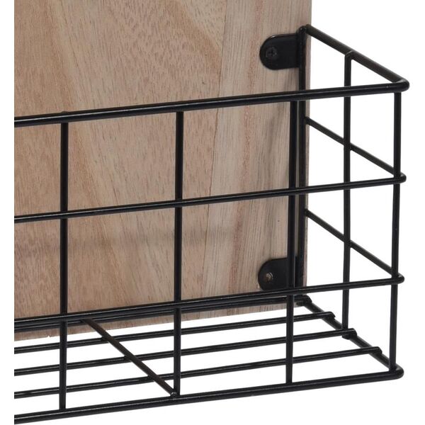 Home Styling Collection Półka metalowa LOFT ścienna kuchenna 6441697 8719987233722