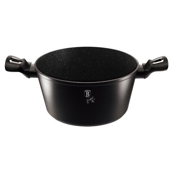 Berlinger Haus Garnek z pokrywką 24 cm 4.1 L Black Silver Collection BH/1852 6441749 5999056791558