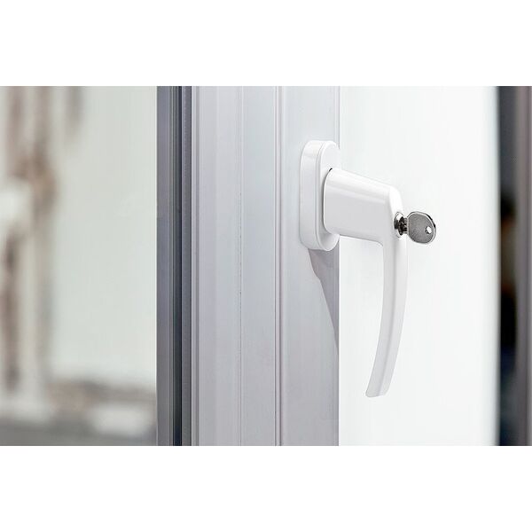 Olympia Olympia FGS 100 Window Handle with Lock white 6449050 4030152059850