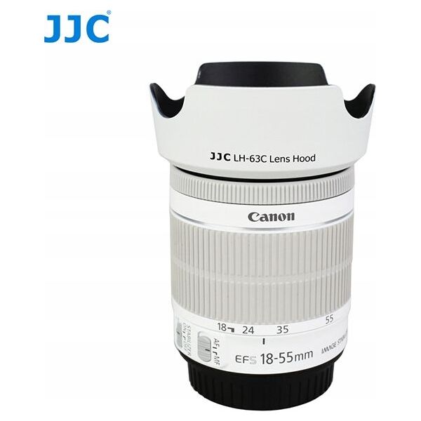 Osłona na obiektyw JJC Osłona Przeciwsłoneczna Typ Ew-63c Do Canon Ef-s 18-55mm - Biała 6449740 6950291547644