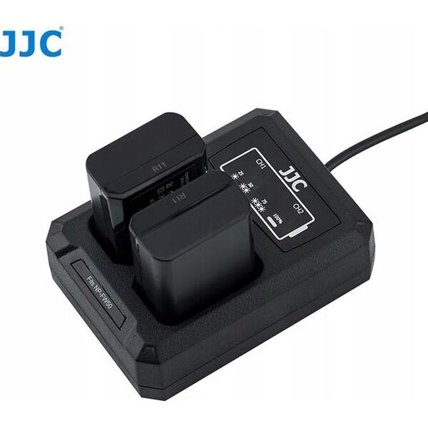 Ładowarka do aparatu JJC Podwójna Ładowarka Usb Na 2x Akumulator Do Sony Np-fw50 Npfw50 6449753 6950291562647