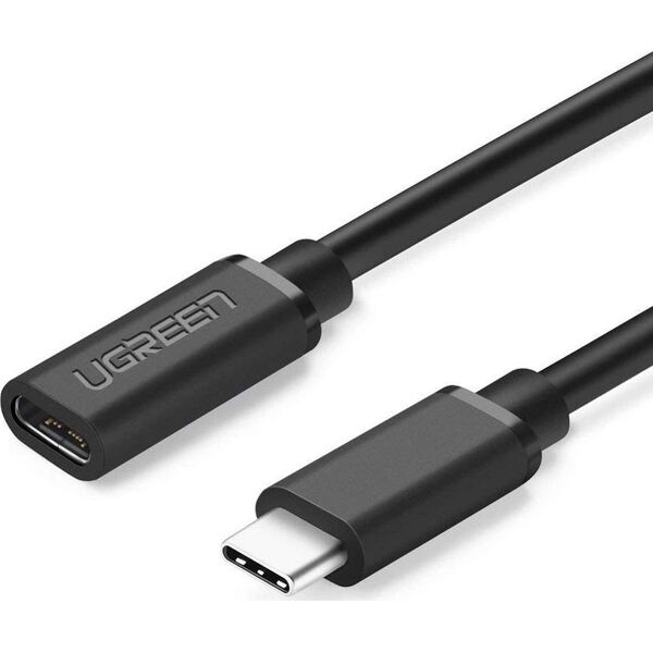 Kabel USB Ugreen USB-C - USB-C 0.5 m Czarny (40574) 6455991 6957303845743