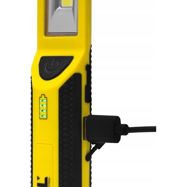 KEL Latarka warsztatowa akumulatorowa LED COB 3W+1W 2,6Ah Li-Ion /hak, magnes, powerbank/ LW-2PB 6459331 5902273410003