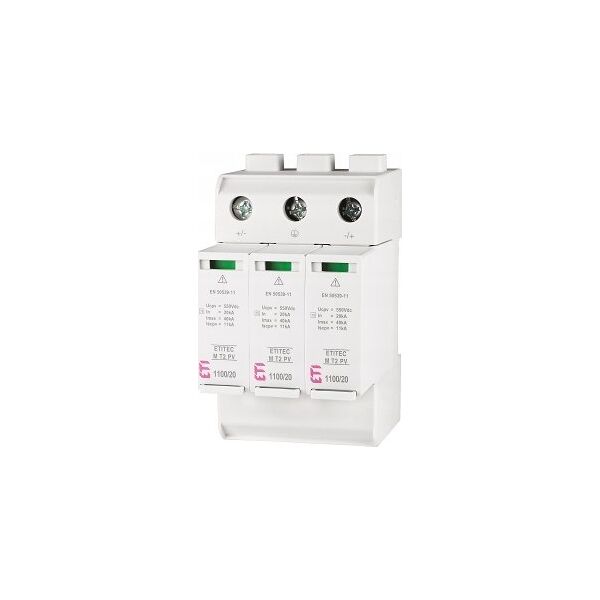 Eti-Polam Ogranicznik przepięć PV Typ 2 C ETITEC M T2 PV 1100/20 Y 002440515 6459722 3838895839415