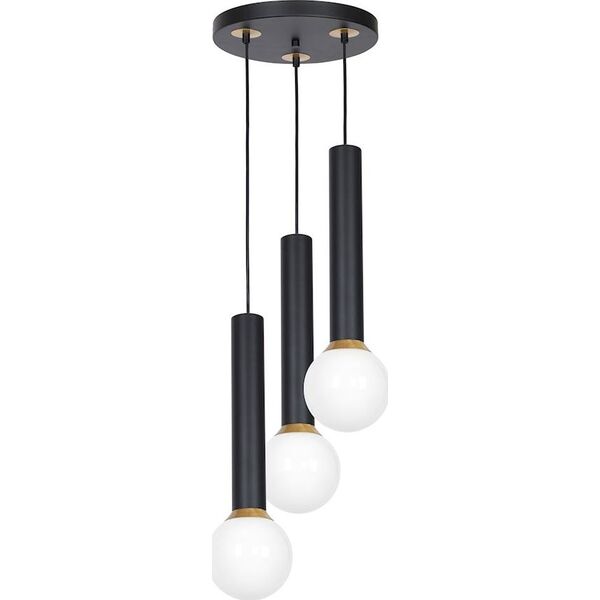 Lampa wisząca Eko-Light Lampa wisząca AURIS BLACK 3xE14 6461043 5902693748373