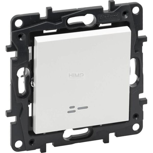 Legrand Niloe Step - łącznik schodowy podświetlany 10 AX - kolor biały 863116 6461069 3414971834545