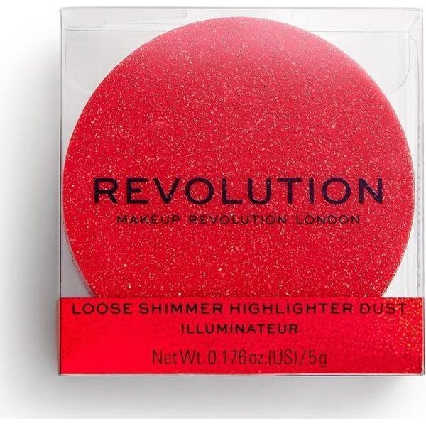 Makeup Revolution Precious Stone rozświetlacz sypki do twarzy ruby crush 6470385 5057566141055