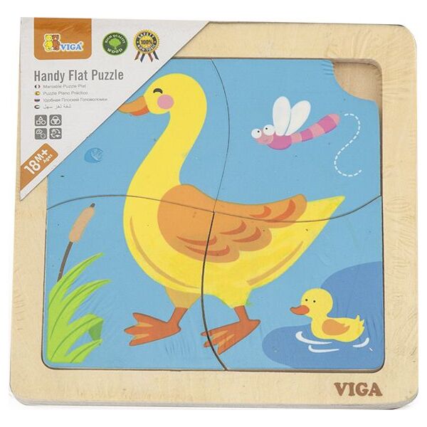 Viga Viga 51314 Puzzle na podkładce - Kaczuszka 6503246 6934510513146