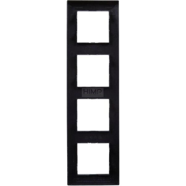 Legrand Niloe Step - ramka poczwórna 4x- kolor czarny 863594 6505622 3414971843486