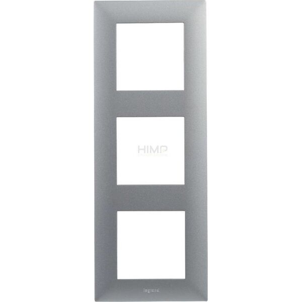 Legrand Niloe Step - ramka potrójna 3x- kolor stalowy 863493 6505624 3414971841123