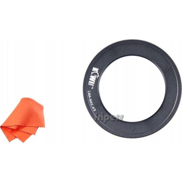 FoxFoto Adapter bagnetowy JJC Kiwifotos LMA-M42_4/3 - M42 / 4/3 6510654 6950291596994