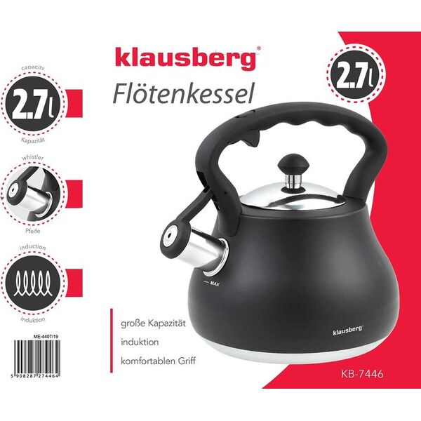 Klausberg CZAJNIK Z GWIZDKIEM KLAUSBERG 2,7L KB-7446 6545925 5908287274464