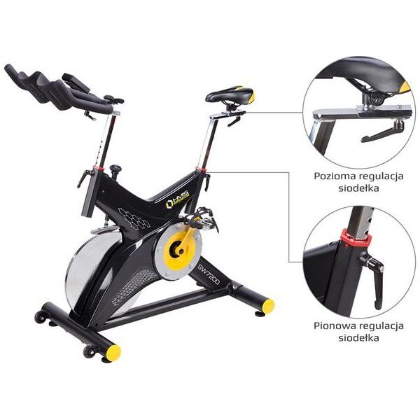 Rower stacjonarny HMS SW7200 mechaniczny indoor cycling 6578268 5907695539202