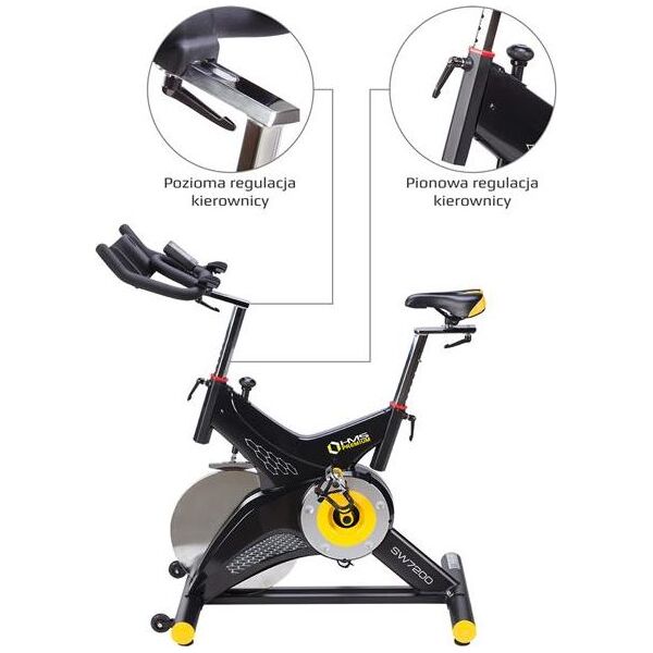 Rower stacjonarny HMS SW7200 mechaniczny indoor cycling 6578268 5907695539202