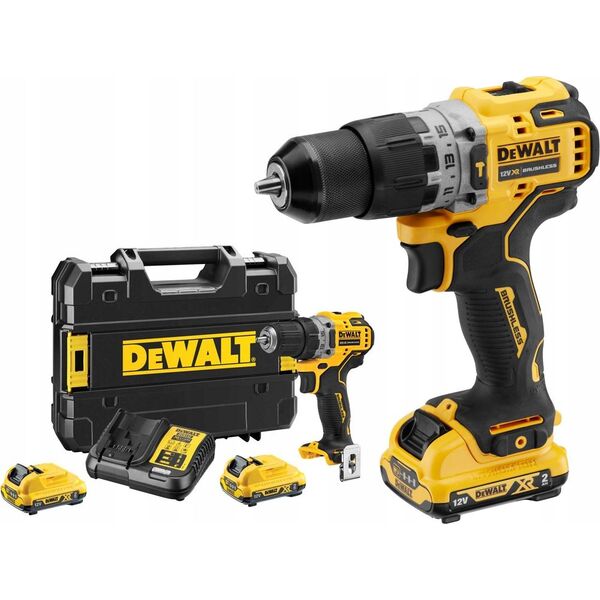 Wiertarko-wkrętarka Dewalt DCD706D2 12 V 2 x akumulator 2 Ah 6639623 5035048709894