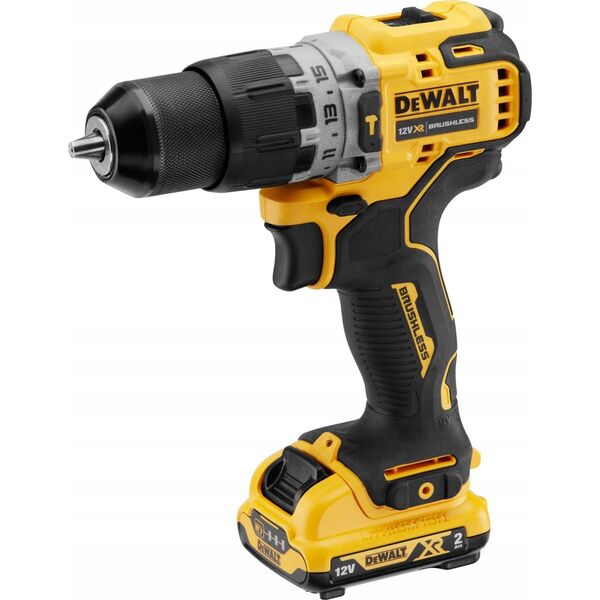 Wiertarko-wkrętarka Dewalt DCD706D2 12 V 2 x akumulator 2 Ah 6639623 5035048709894