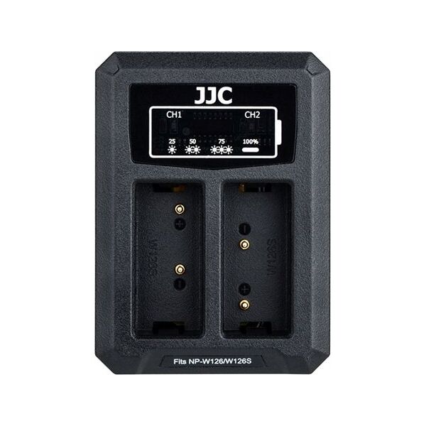 Ładowarka do aparatu JJC Ładowarka Dwukanałowa Podwójna USB do Fuji NP-W126 / NP-W126S 6656714 6950291562623