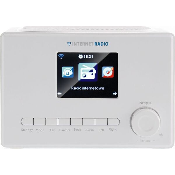 Radioodtwarzacz Art RADIO INTERNETOWE WIFI1002 3.2" color LCD białe ART 6669608 5902115406126