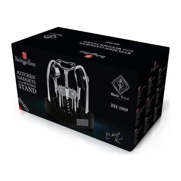 Berlinger Haus Zestaw akcesoriów Black Royal Collection BH/1969 (5923-uniw) - 5923-uniw 6669647 5999056796775