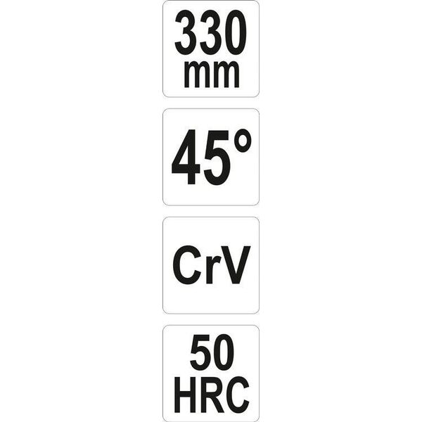 Yato YATO SZCZYPCE 330mm WYDŁUŻONE WYGIĘTE 2 PRZEGUBY (45 stopni) YT-20401 6681227 5906083058479