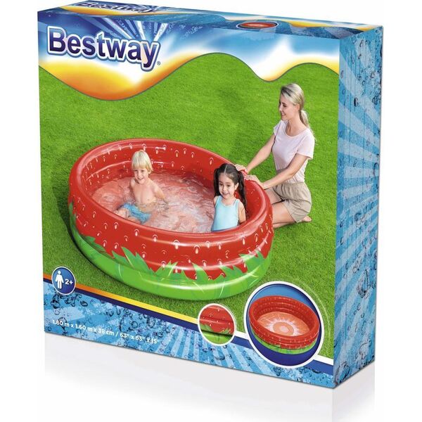 Bestway Basen dmuchany Truskawka 160cm (51145) 6684211 6942138968156