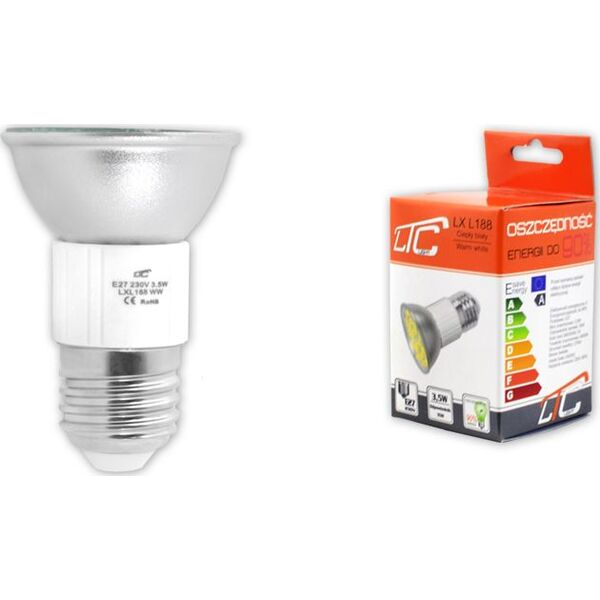 LTC PS Żarówka 24 LED LTC SMD5050, E27/230V, światło ciepłe białe. 6694608 5907760638175