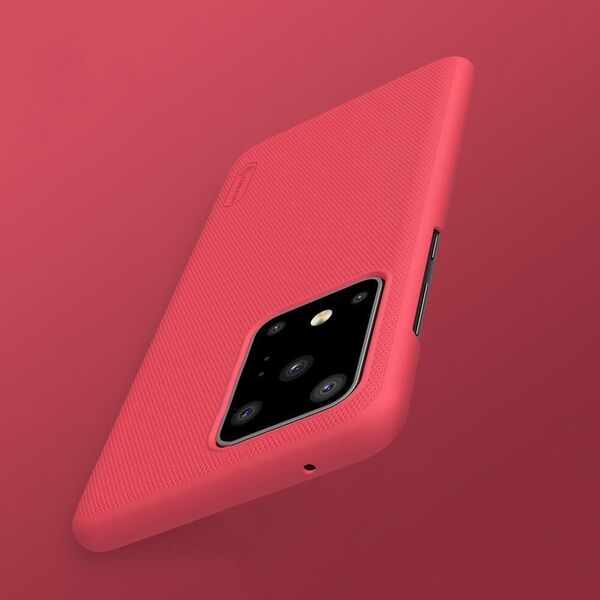 Nillkin Etui Nillkin Frosted Galaxy S20 Ultra - Red uniwersalny 6694970 6902048195417