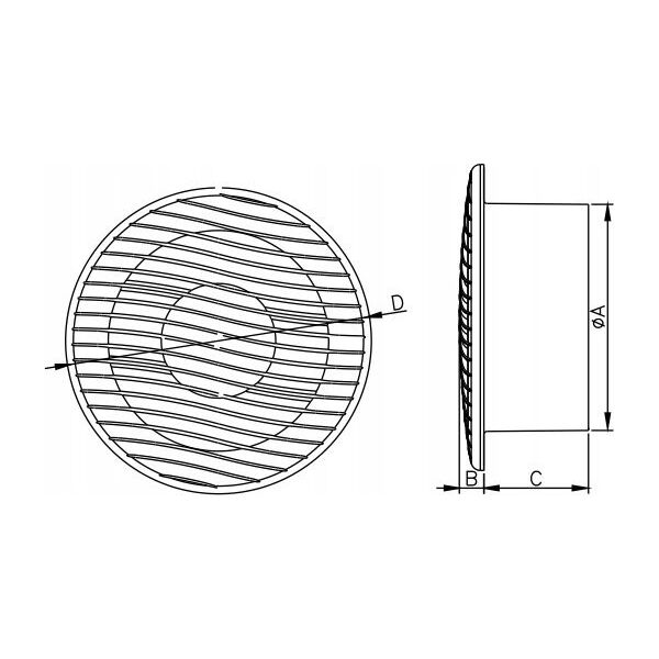 Dospel Wentylator domowy sufitowy Dospel 150MM NV 15 007-0334 6696018 5901560501745