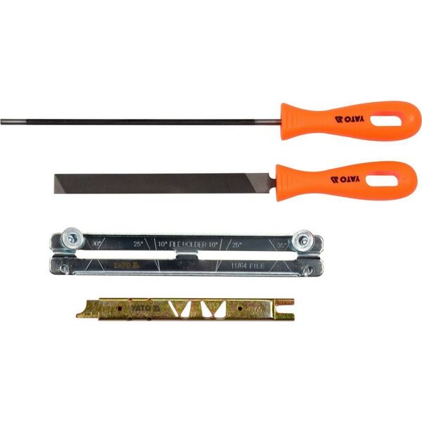 Yato YATO ZESTAW DO OSTRZENA ŁAŃCUCHA 4,5mm kpl.4cz. YT-85041 6701682 5906083056338