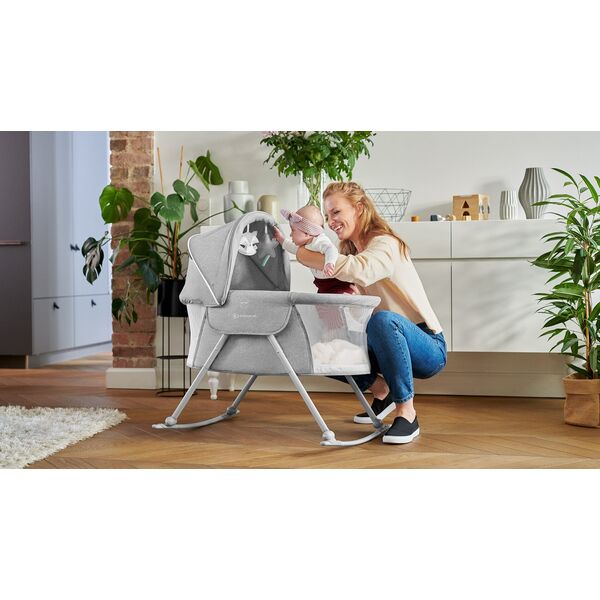 KinderKraft Łóżeczko/kołyska LOVI beige 6732989 5902533913527