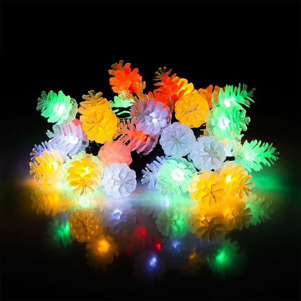 Lampki choinkowe Retlux 40 LED kolorowe 6755279 8590669259144