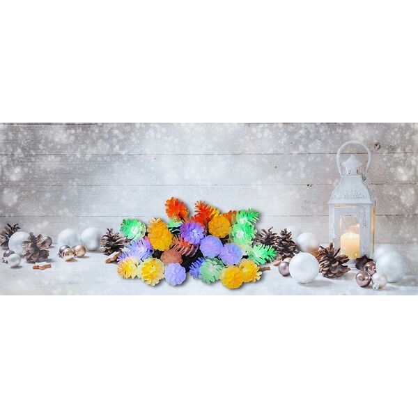 Lampki choinkowe Retlux 40 LED kolorowe 6755279 8590669259144